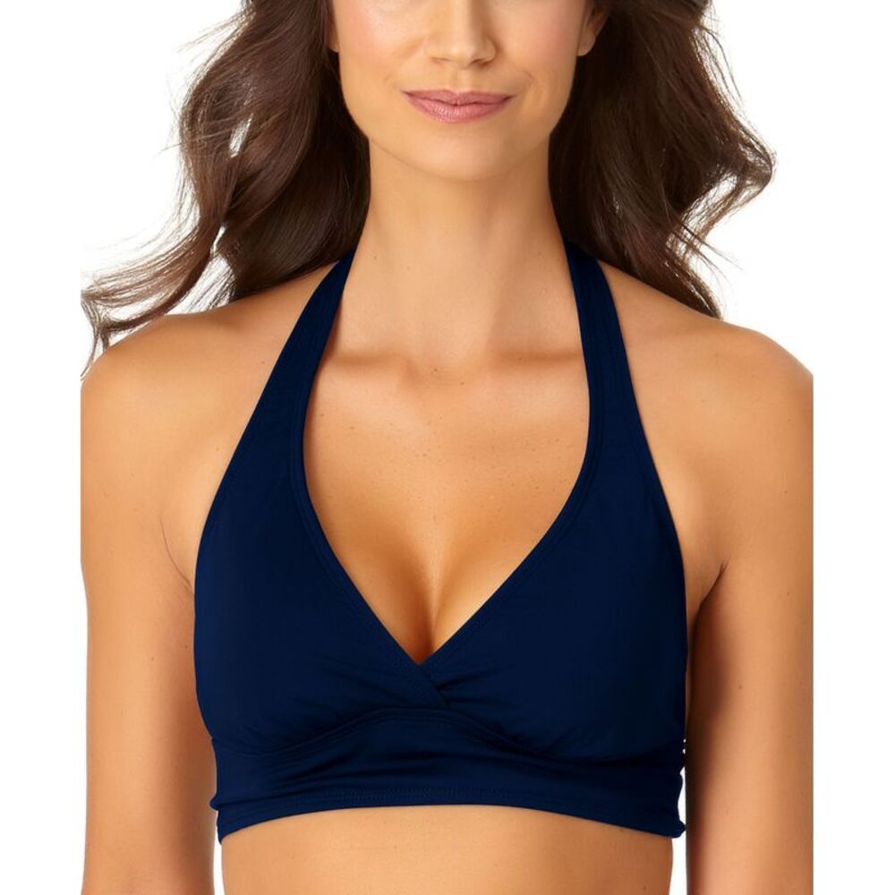 Solid Banded Halter Bikini Top